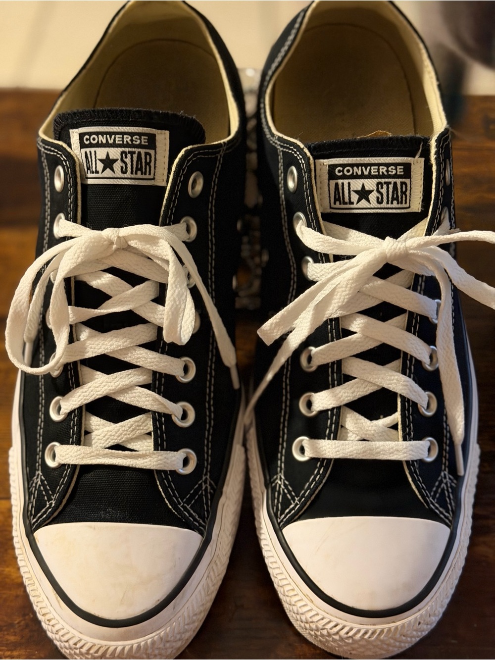 🌼Converse "Chucks" All Star Black & White Low Top Sneakers